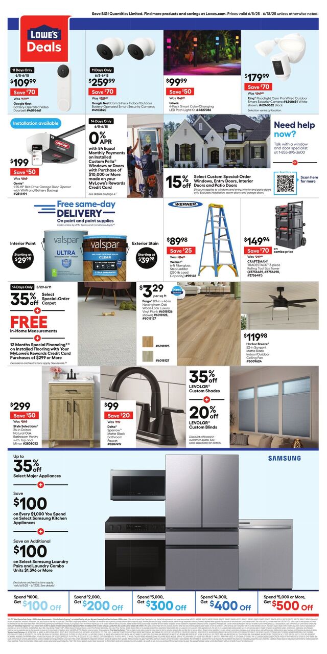 Catalogue Lowe's from 06/05/2025