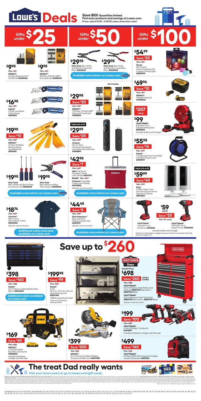 Catalogue Lowe's from 06/05/2025