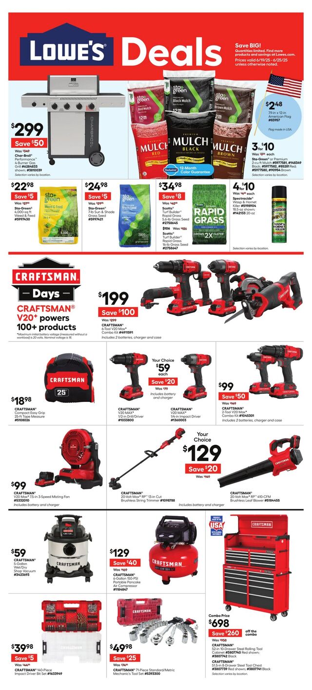 Catalogue Lowe's from 06/19/2025
