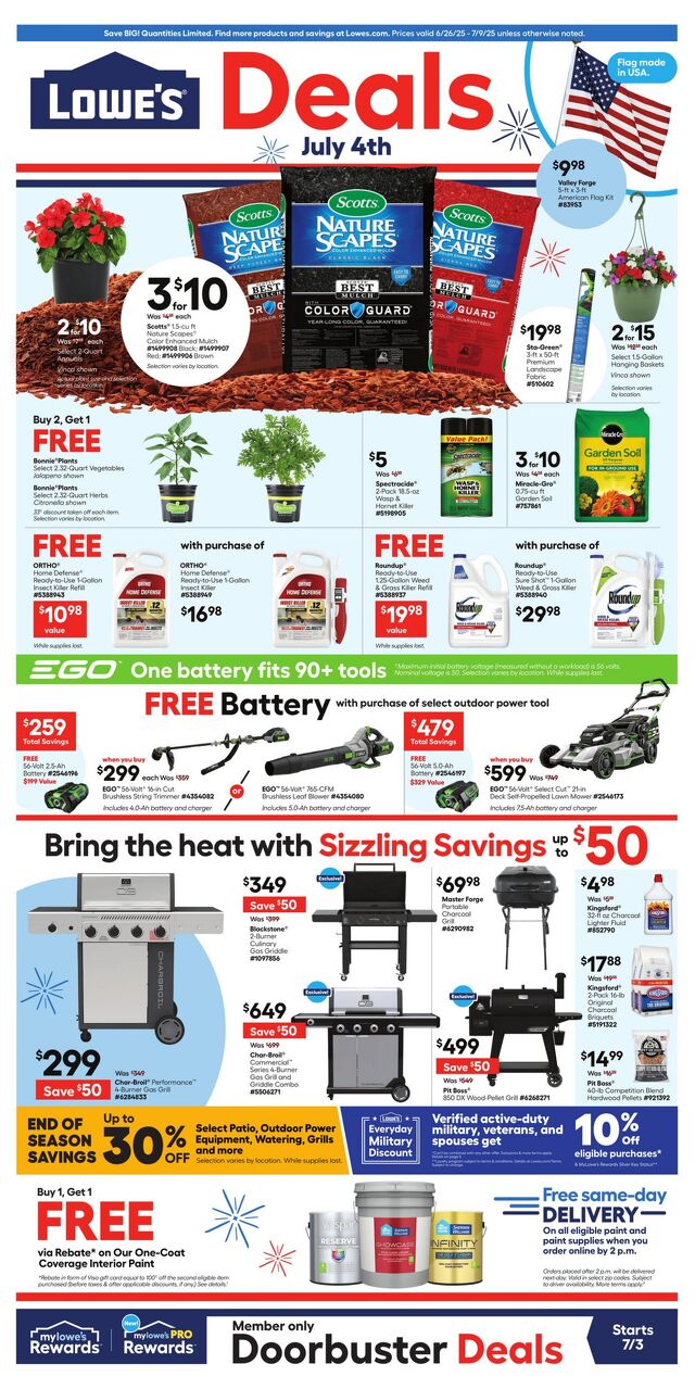 Catalogue Lowe's from 06/26/2025