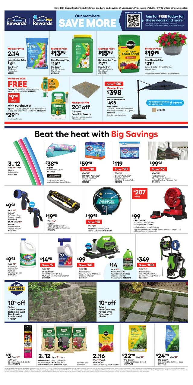 Catalogue Lowe's from 06/26/2025
