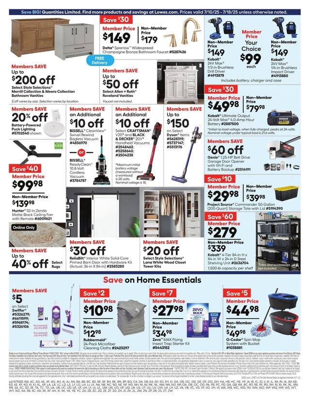 Catalogue Lowe's from 07/10/2025