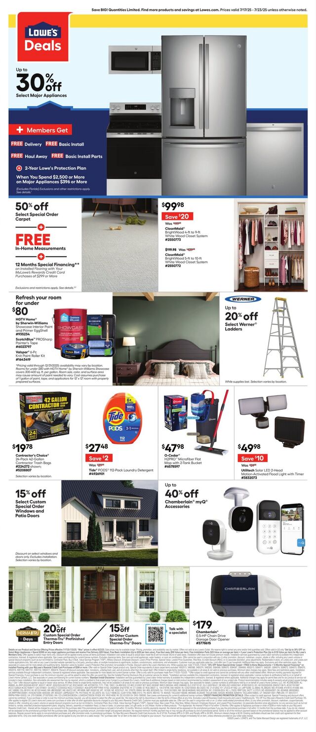 Catalogue Lowe's from 07/17/2025