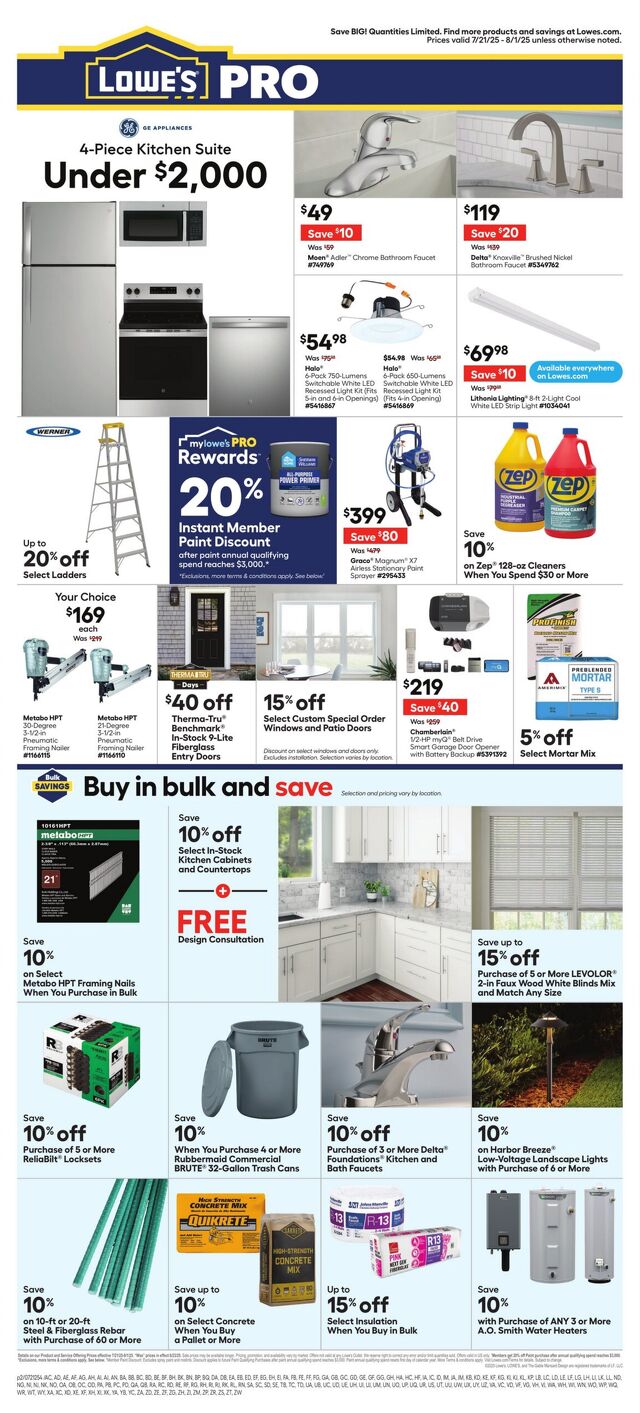 Catalogue Lowe's from 07/21/2025