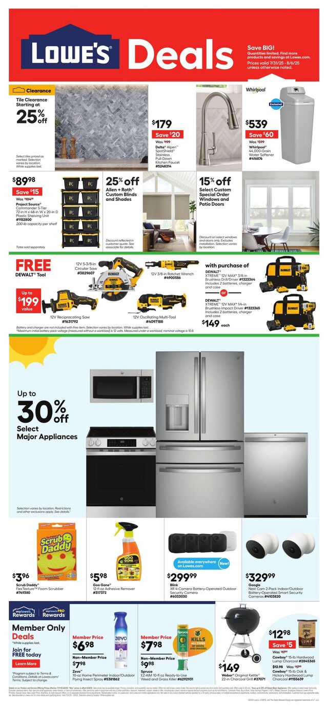 Catalogue Lowe's from 07/31/2025