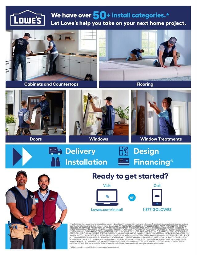 Catalogue Lowe's from 07/31/2025