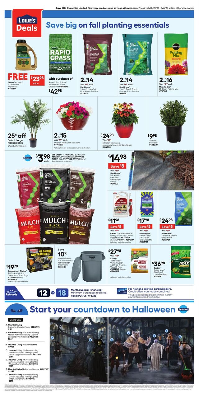 Catalogue Lowe's from 08/21/2025