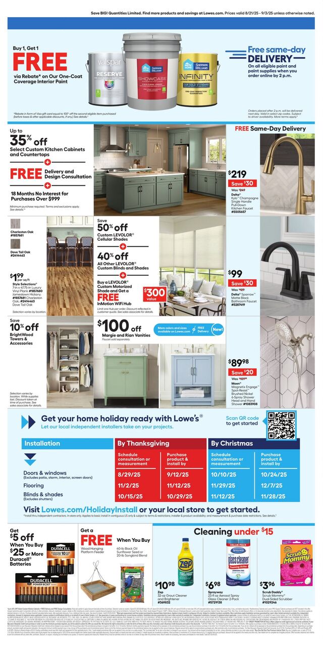 Catalogue Lowe's from 08/28/2025