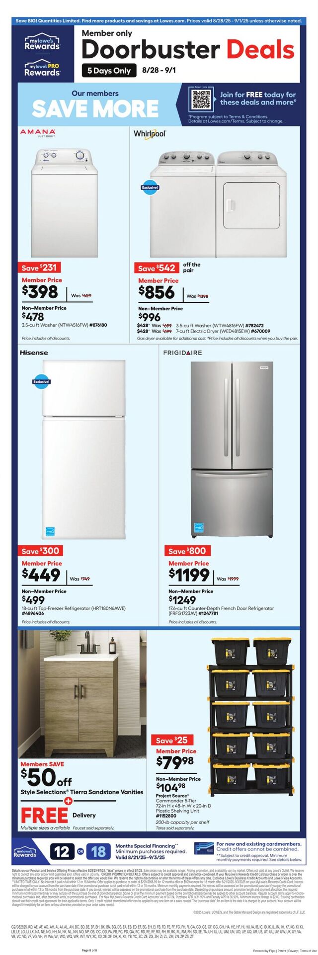 Catalogue Lowe's from 08/28/2025