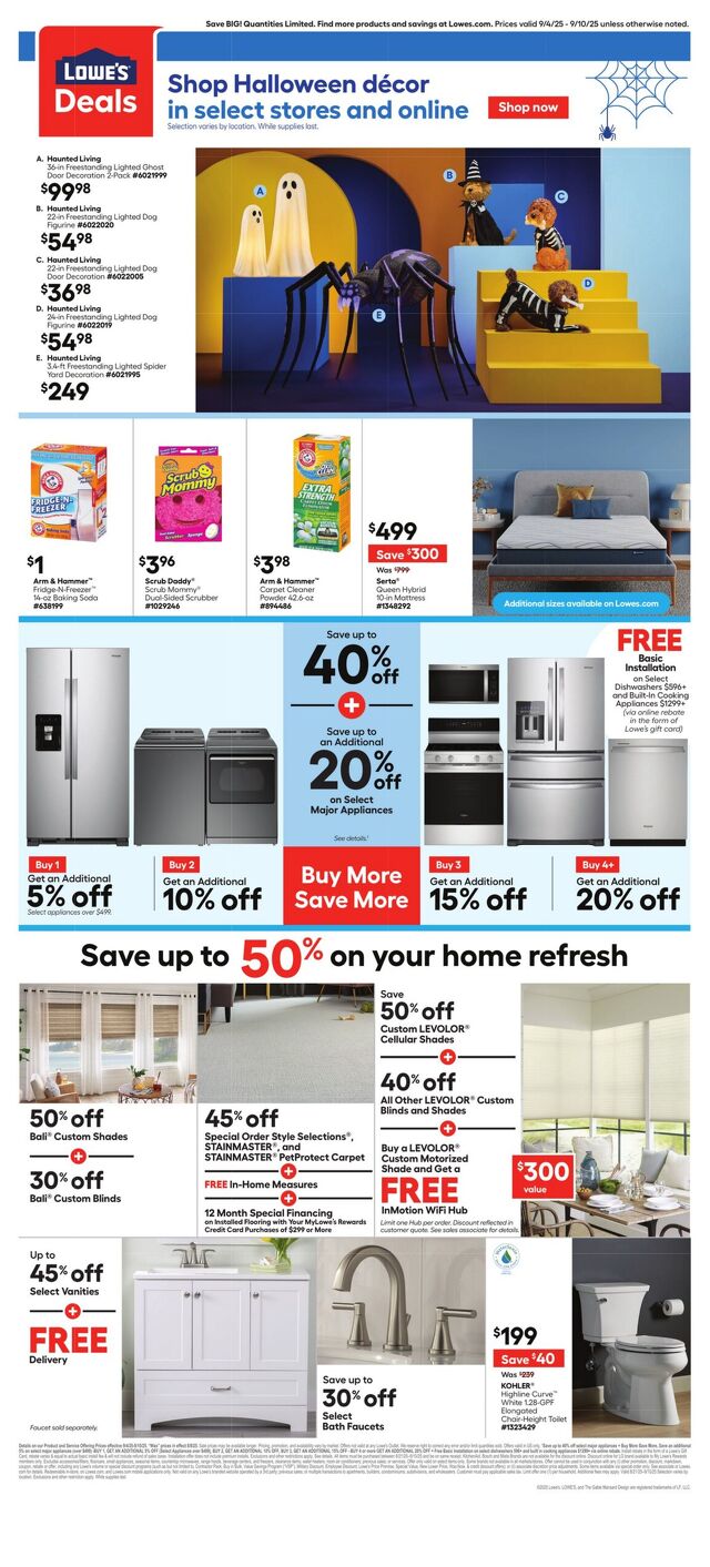 Catalogue Lowe's from 09/04/2025