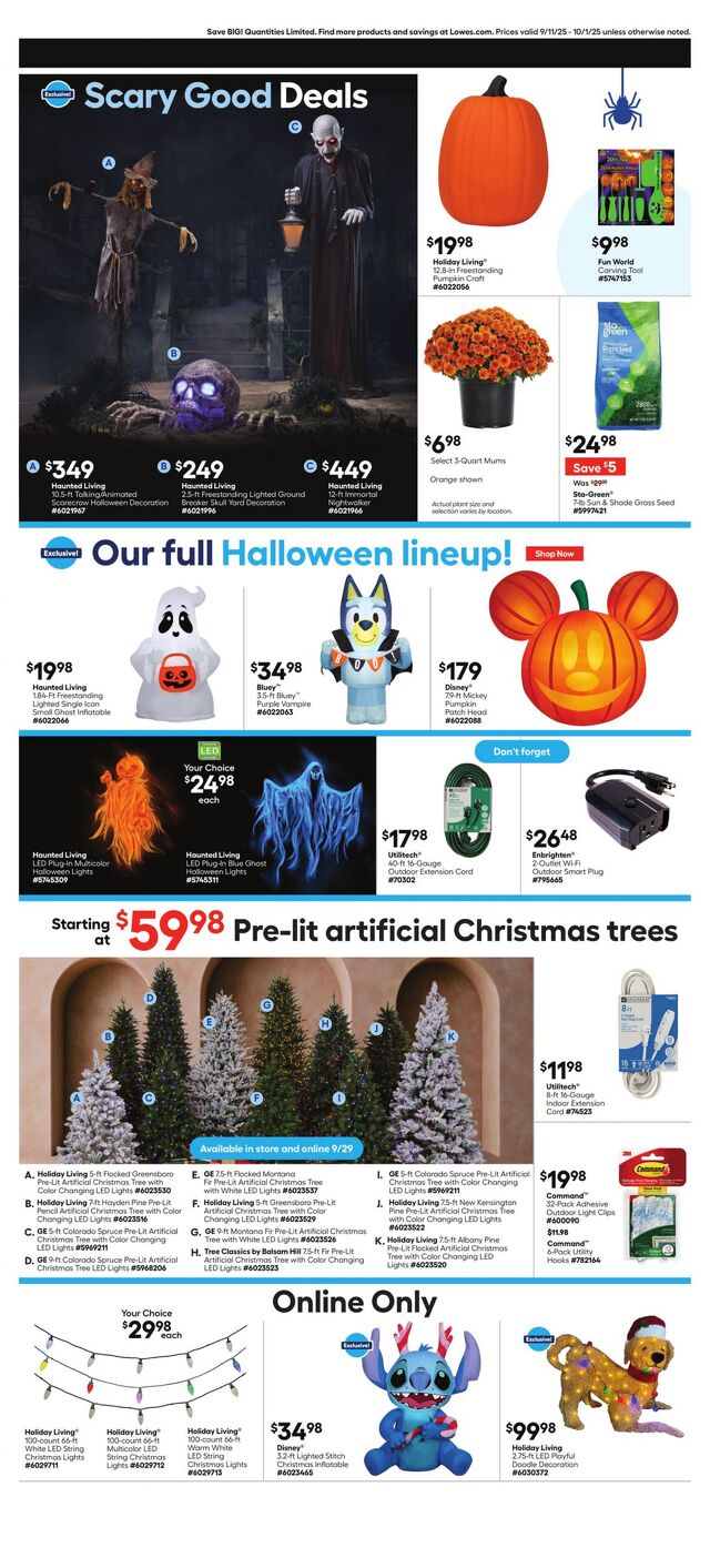 Catalogue Lowe's from 09/11/2025