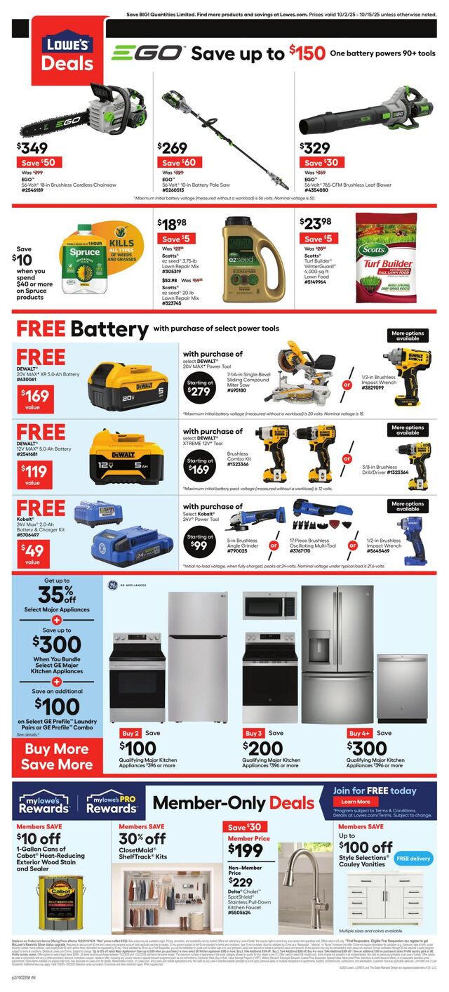 Catalogue Lowe's from 10/02/2025