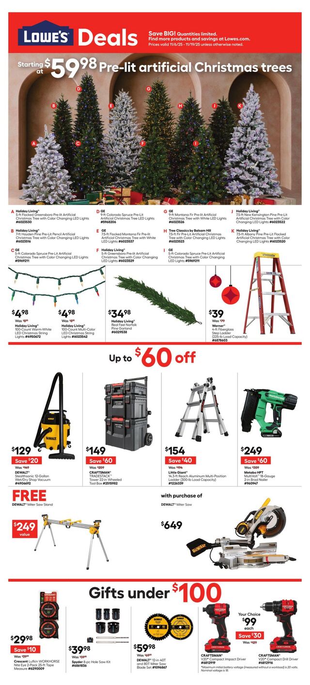 Catalogue Lowe's from 11/06/2025