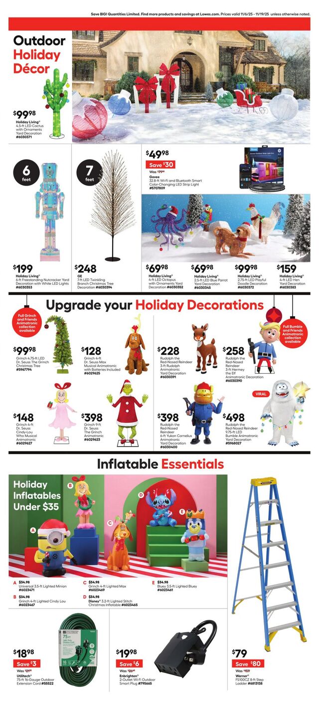 Catalogue Lowe's from 11/06/2025