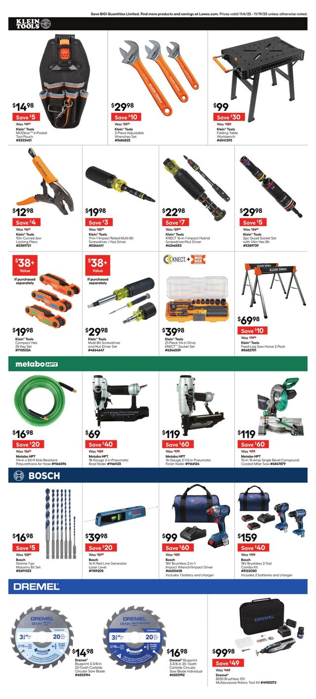 Catalogue Lowe's from 11/06/2025
