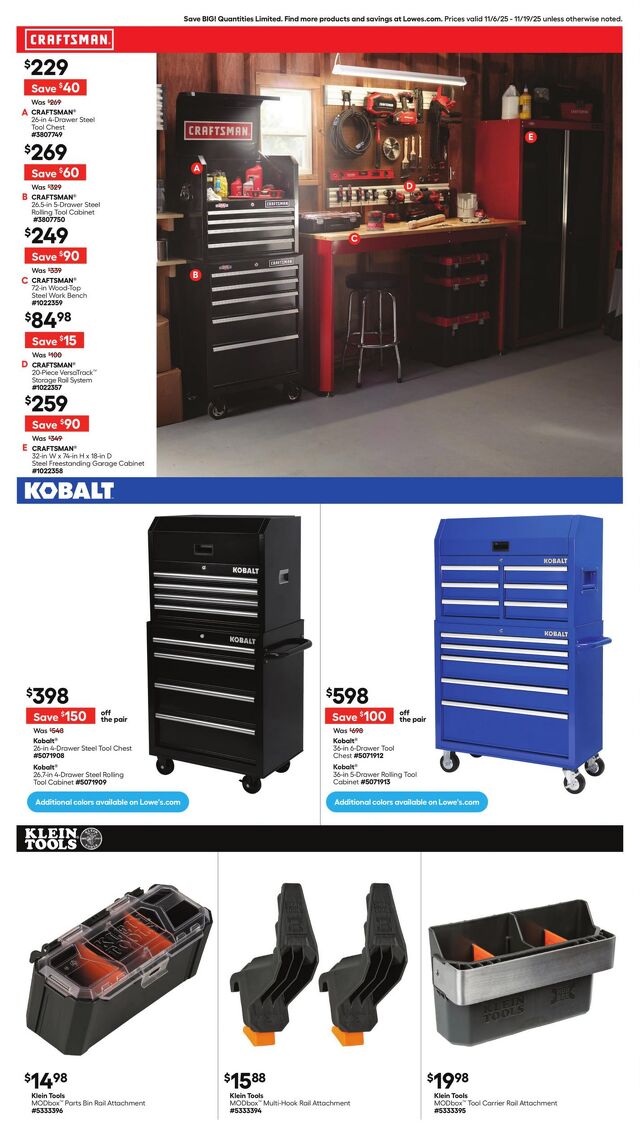 Catalogue Lowe's from 11/06/2025