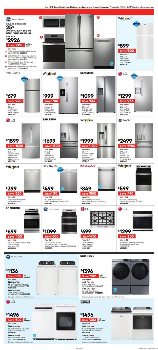 Catalogue Lowe's from 11/06/2025