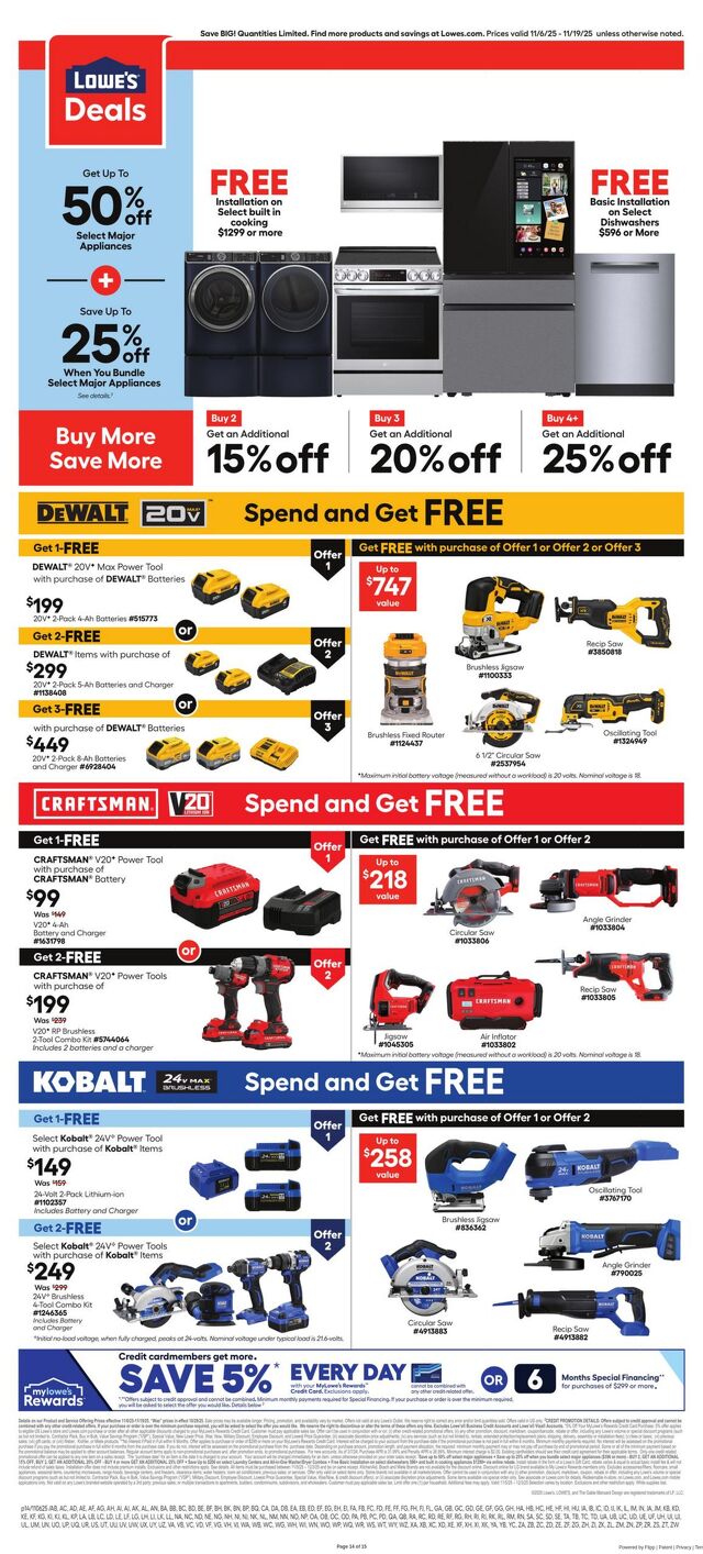 Catalogue Lowe's from 11/06/2025