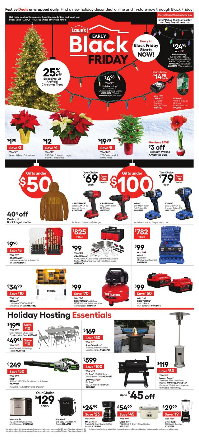 Catalogue Lowe's from 11/20/2025
