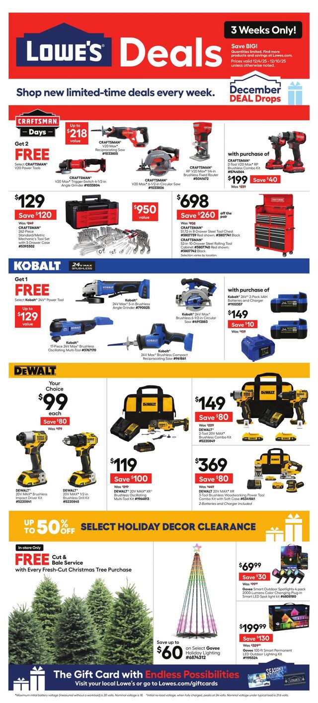 Catalogue Lowe's from 12/04/2025