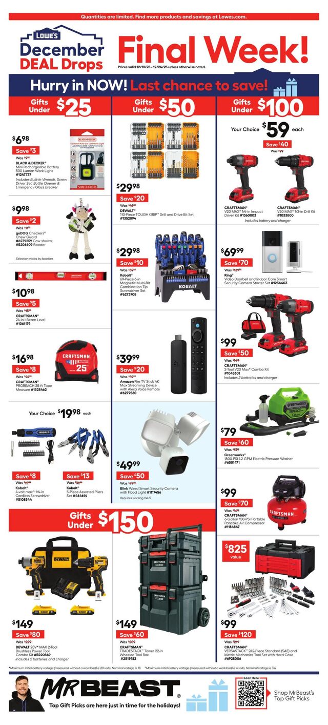 Catalogue Lowe's from 12/18/2025
