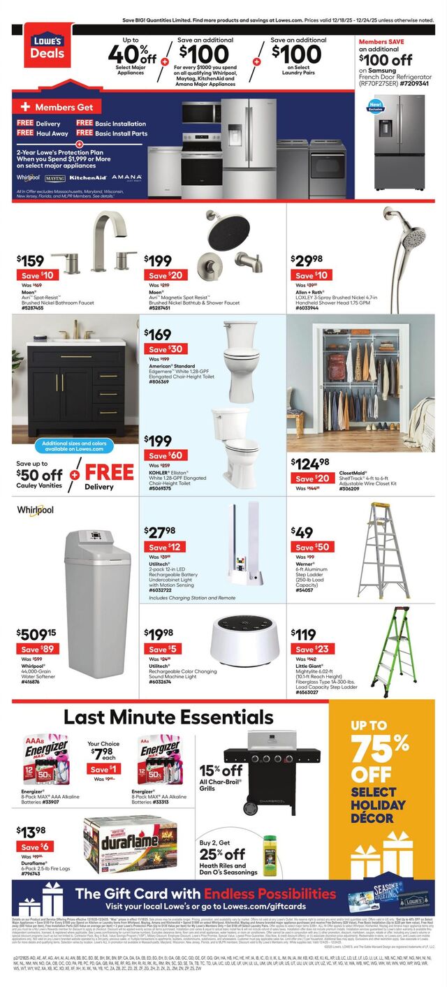 Catalogue Lowe's from 12/18/2025