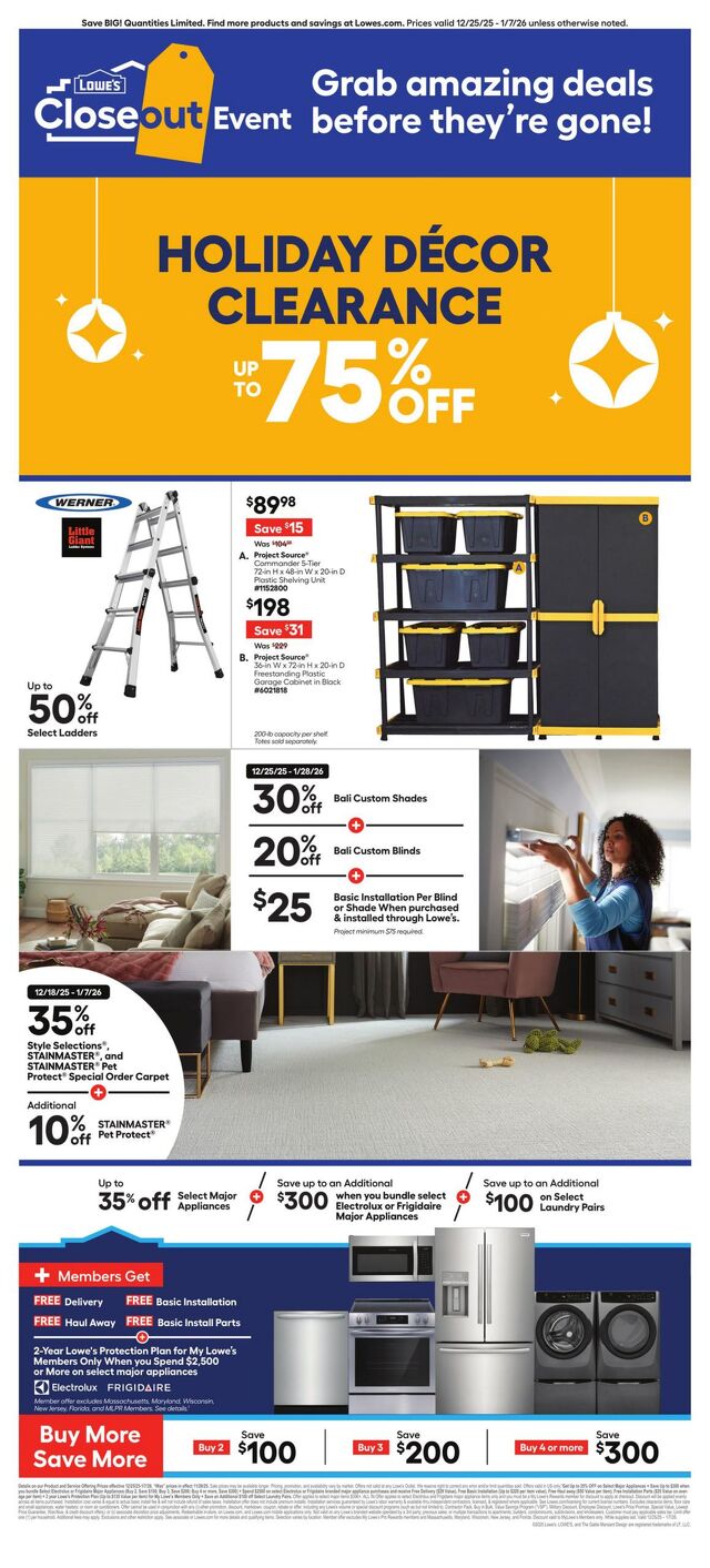 Catalogue Lowe's from 12/25/2025