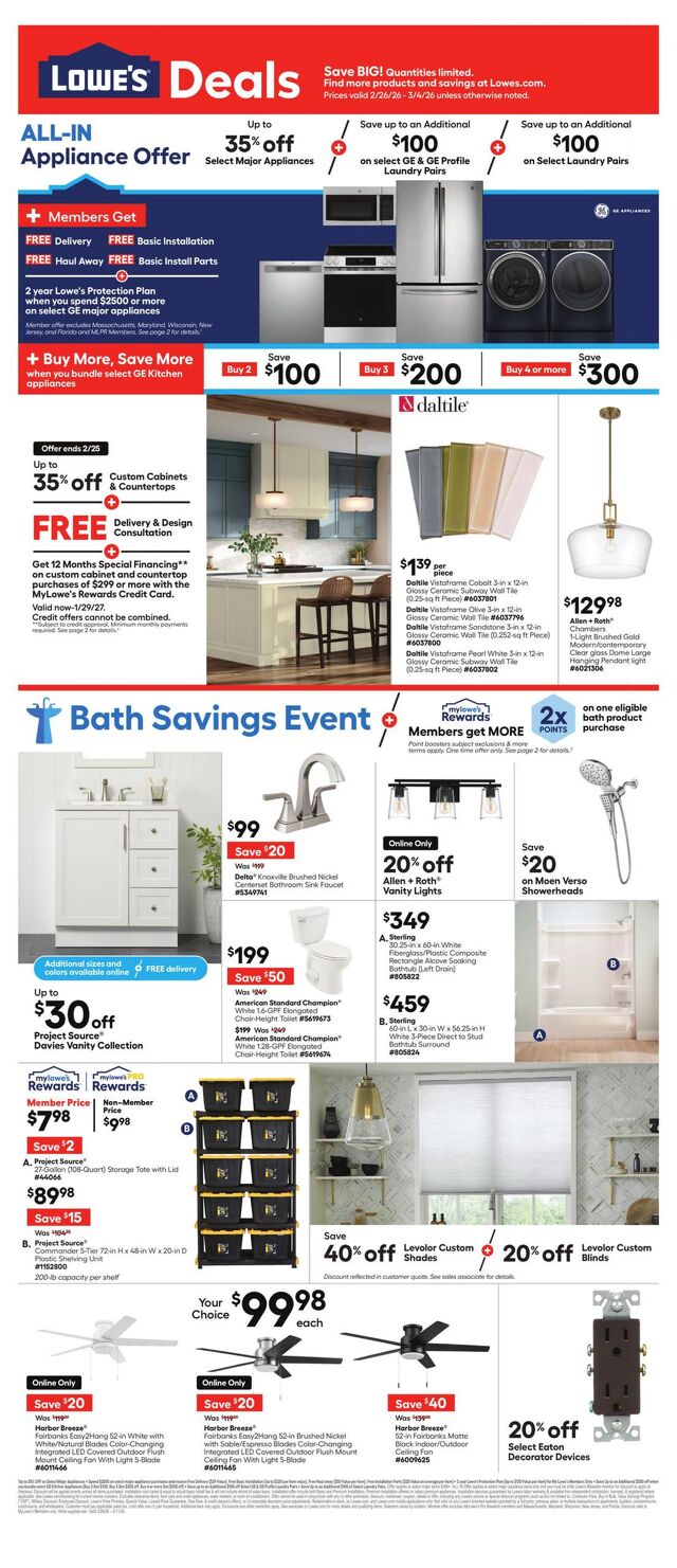 Catalogue Lowe's from 02/19/2026