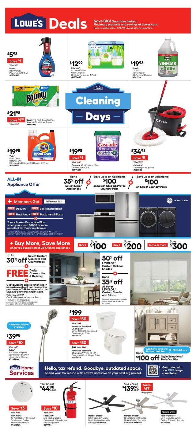 Catalogue Lowe's from 03/05/2026