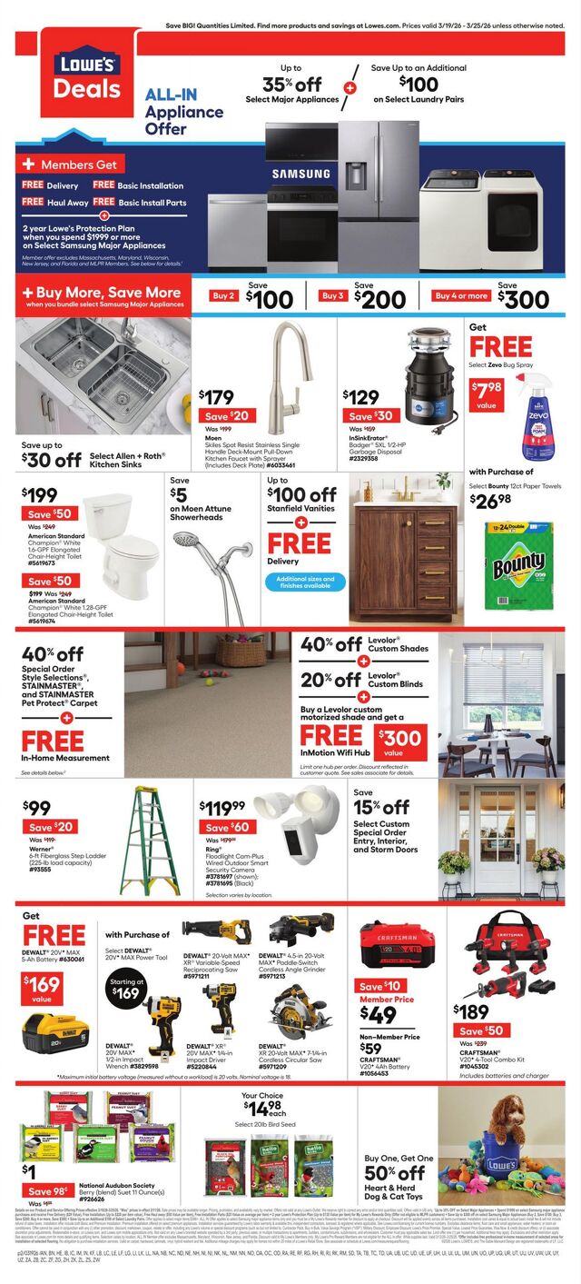 Catalogue Lowe's from 03/19/2026