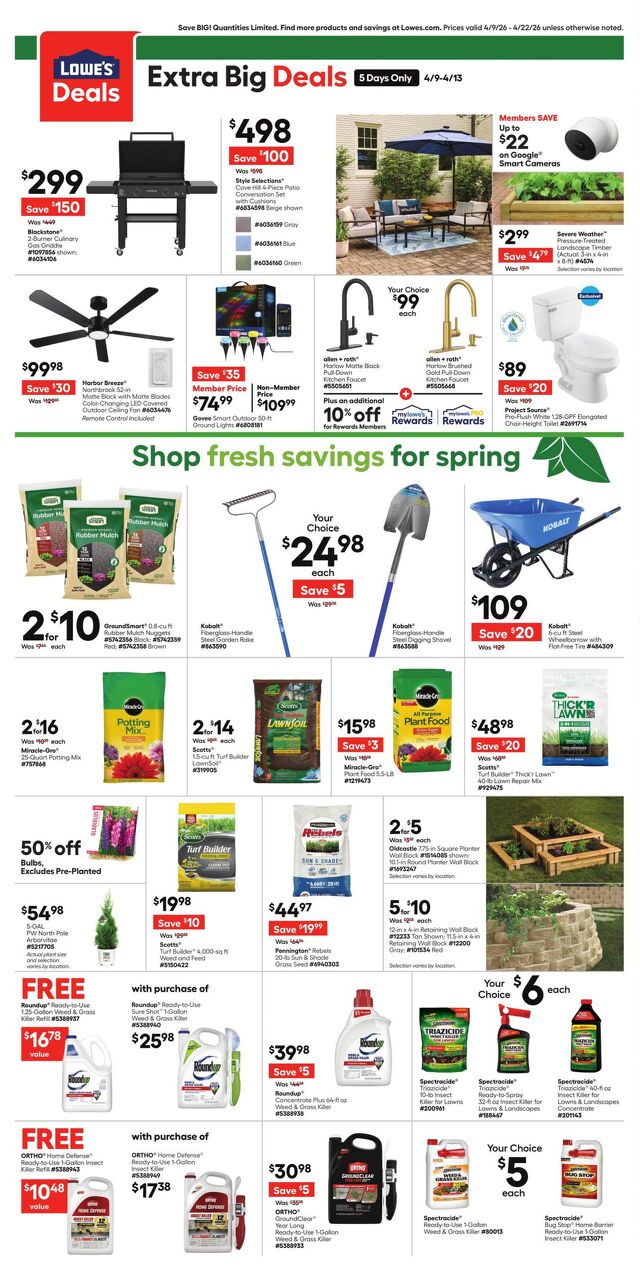Catalogue Lowe's from 04/09/2026