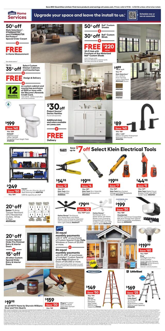 Catalogue Lowe's from 04/09/2026
