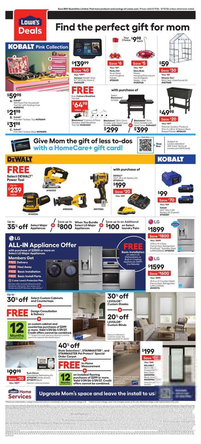 Catalogue Lowe's from 05/07/2026
