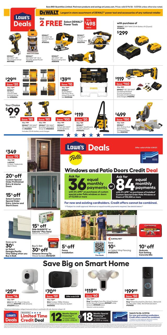 Catalogue Lowe's from 05/14/2026