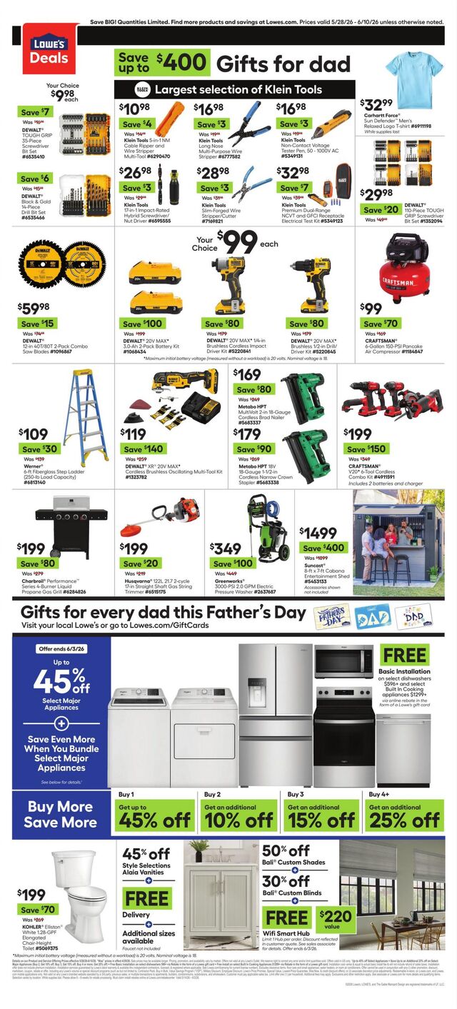Catalogue Lowe's from 05/28/2026