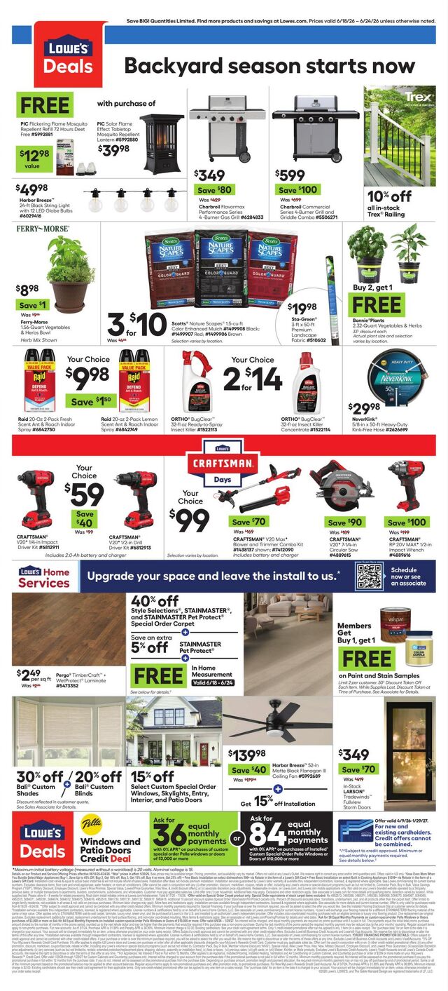 Catalogue Lowe's from 06/18/2026