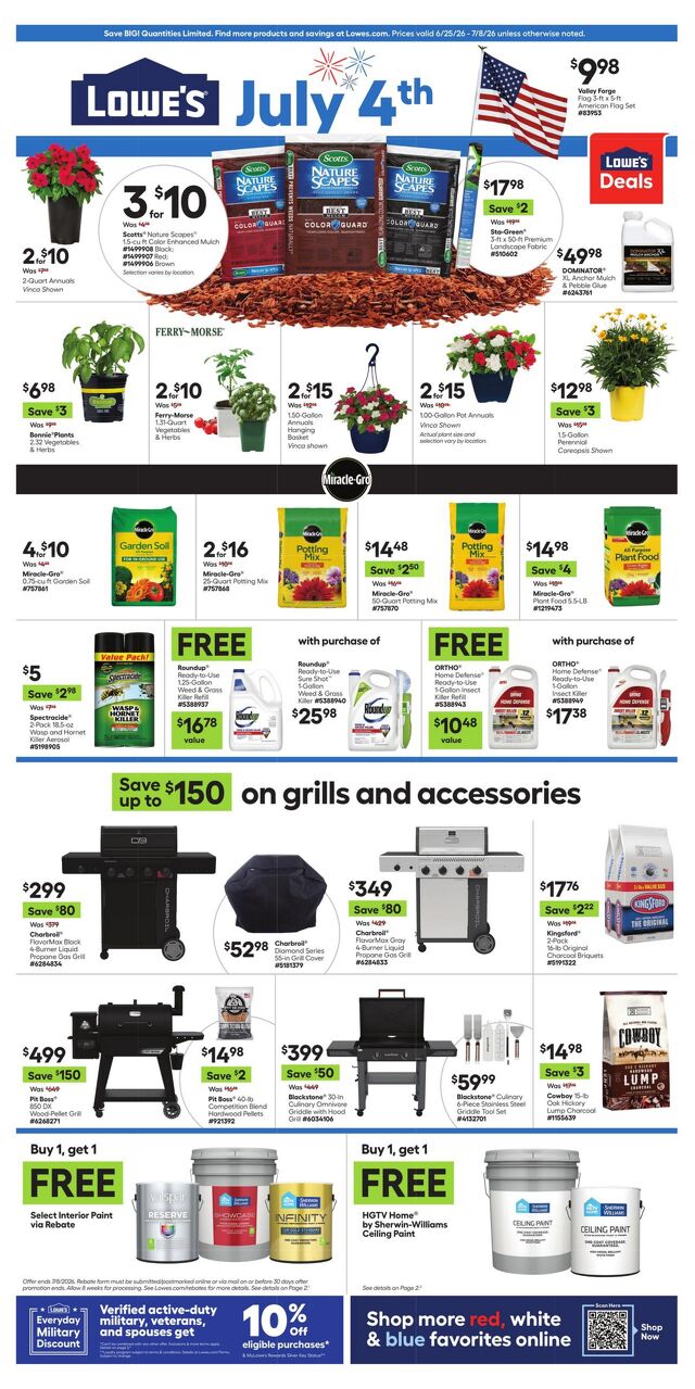 Catalogue Lowe's from 06/25/2026