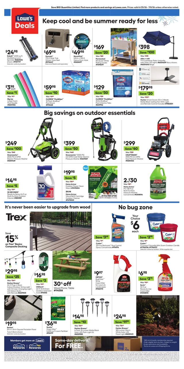 Catalogue Lowe's from 06/25/2026
