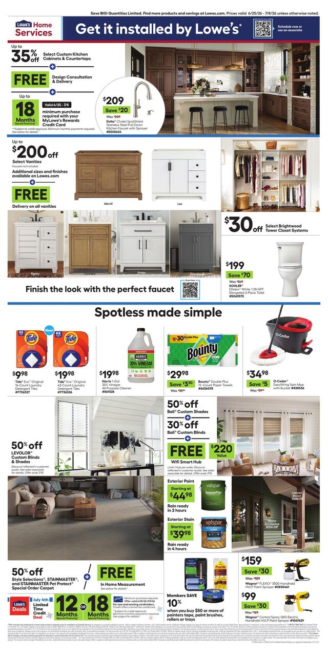 Catalogue Lowe's from 06/25/2026