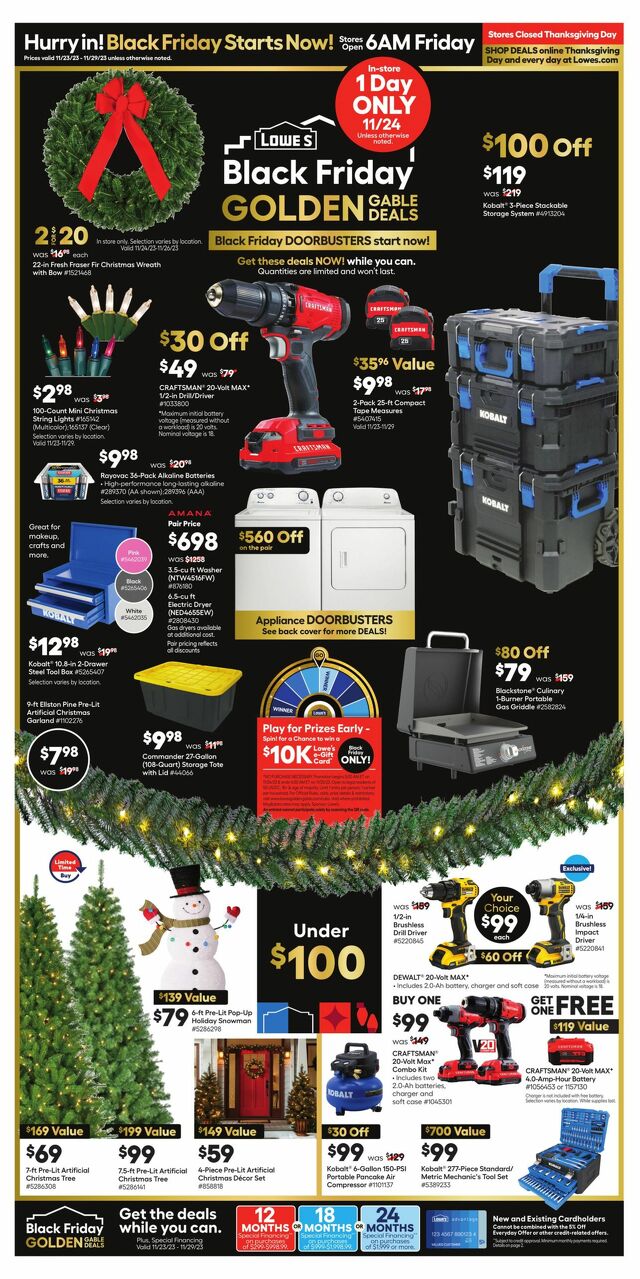 Catalogue Lowe's from 11/23/2023