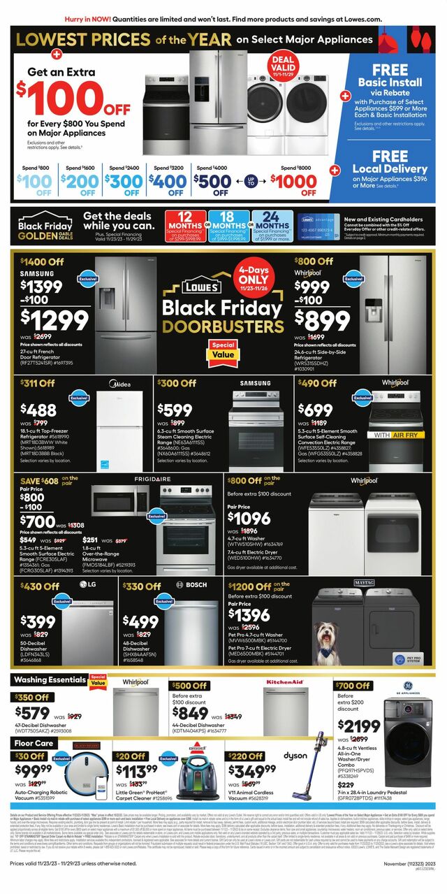 Catalogue Lowe's from 11/23/2023