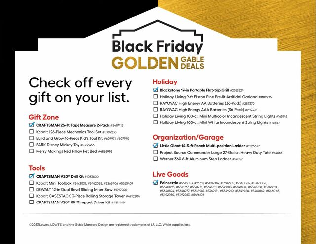 Catalogue Lowe's from 11/23/2023