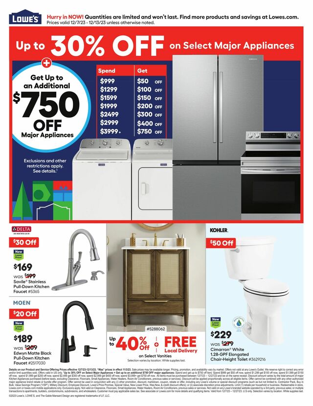 Catalogue Lowe's from 12/07/2023