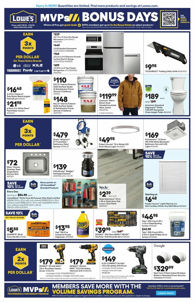 Catalogue Lowe's from 01/15/2024
