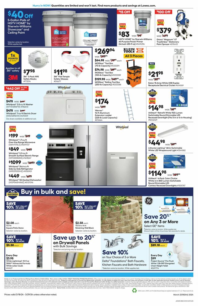 Catalogue Lowe's from 03/18/2024