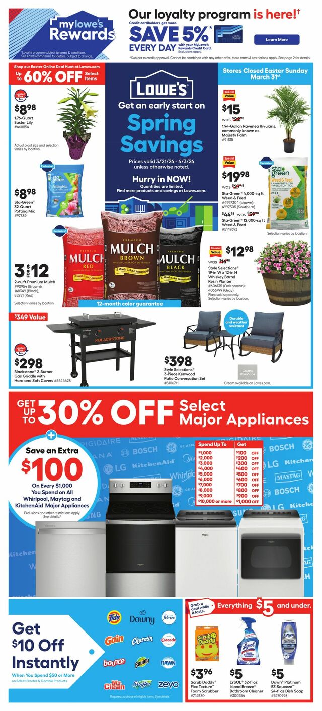 Catalogue Lowe's from 03/21/2024