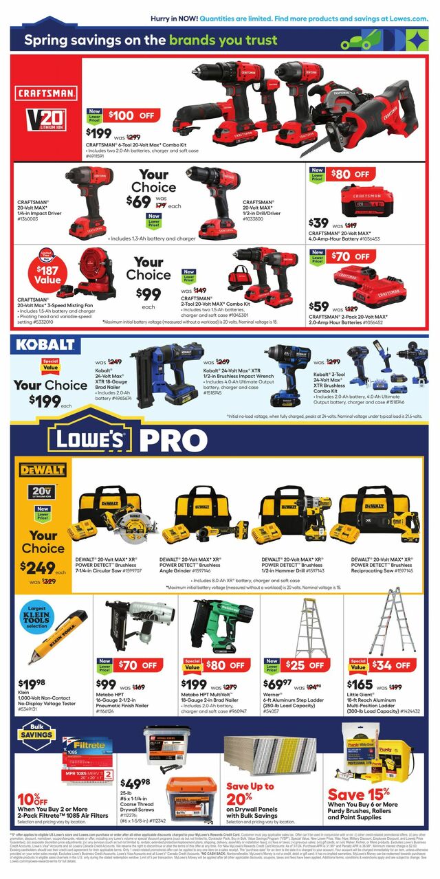 Catalogue Lowe's from 04/18/2024