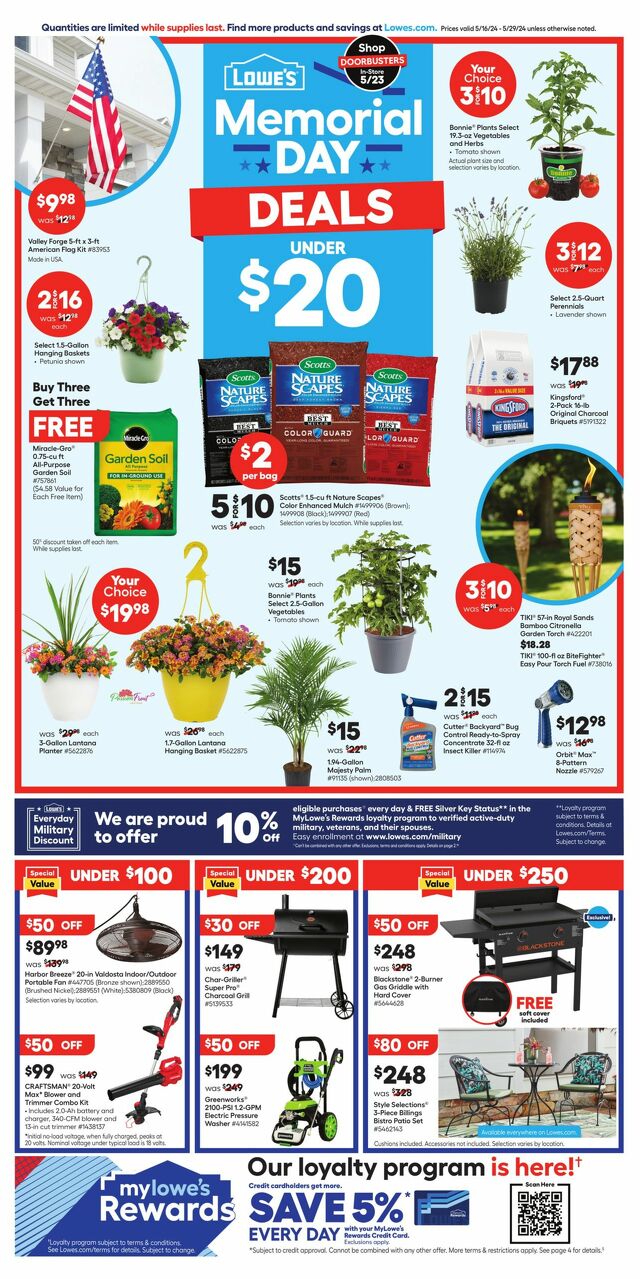 Catalogue Lowe's from 05/16/2024