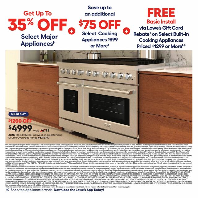 Catalogue Lowe's from 09/26/2024