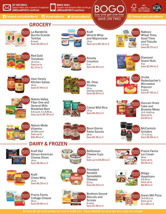 Catalogue Lunds & Byerlys from 09/14/2023